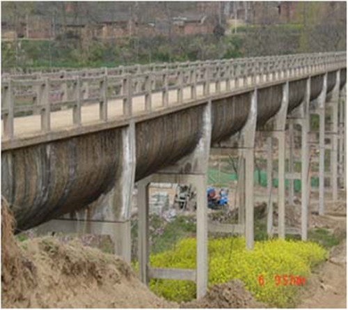 PTN材料應(yīng)用于甘肅興電灌區(qū)渡槽伸縮縫